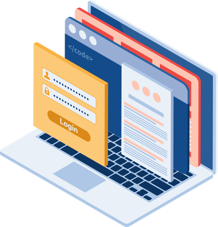Web Login security  Illustration