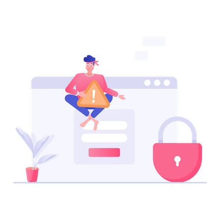 Web login Security  Illustration