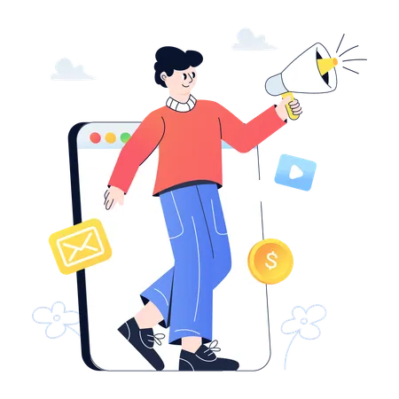 Web Marketing  Illustration