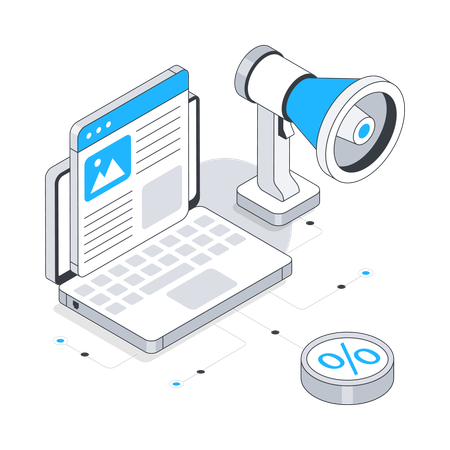 Web Marketing  Illustration