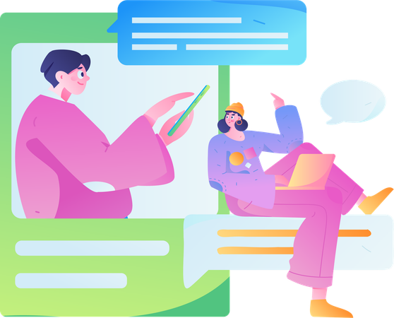 Web Marketing  Illustration