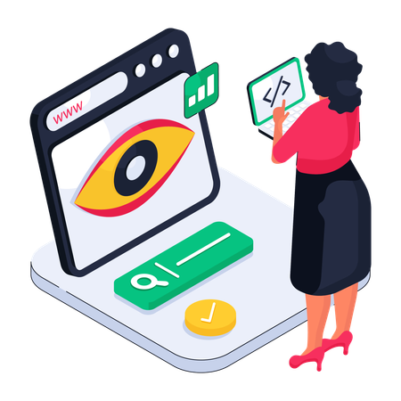 Web Monitoring  Illustration