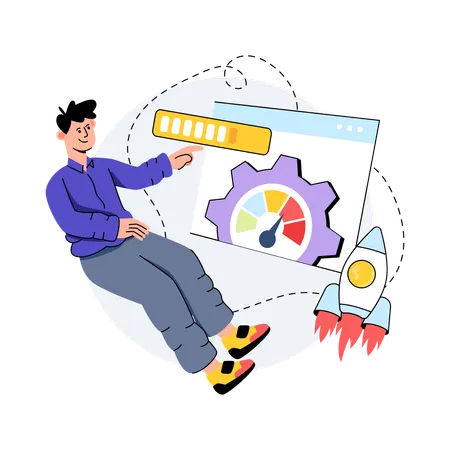 Web Optimization  Illustration