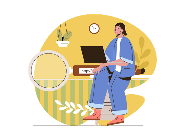 Web Optimization  Illustration