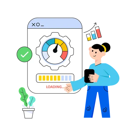 Web Performance  Illustration