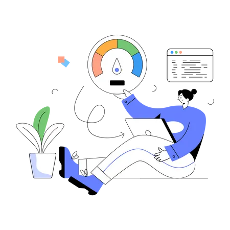 Web Performance  Illustration