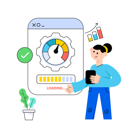 Web Performance  Illustration