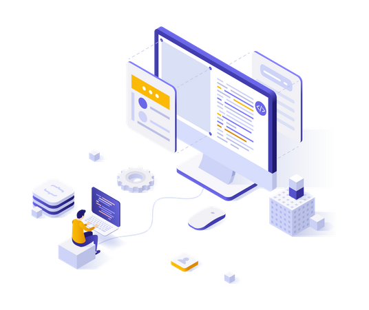 Web programming  Illustration