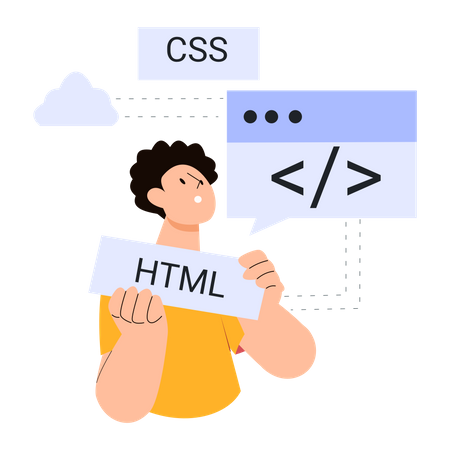 Web programming  Illustration