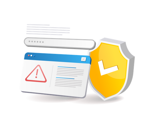 Web protection  Illustration