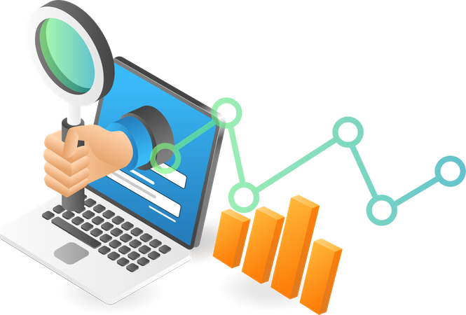 Web search analytics  Illustration