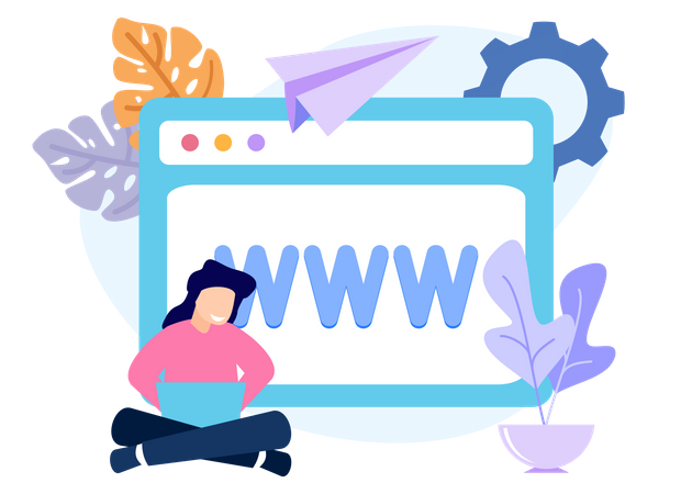 Web Search  Illustration