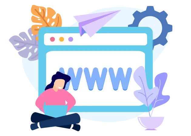 Web Search  Illustration