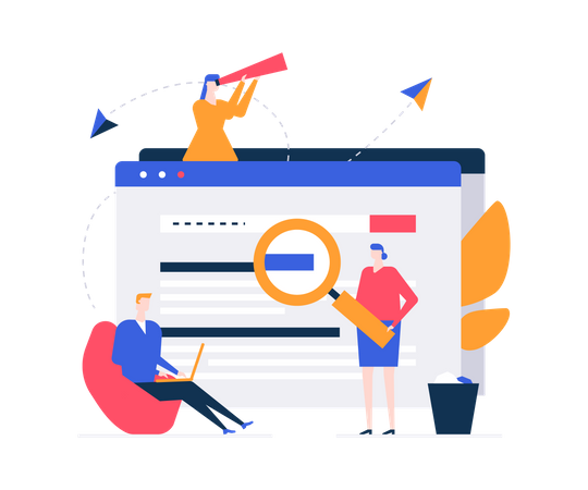 Web search  Illustration