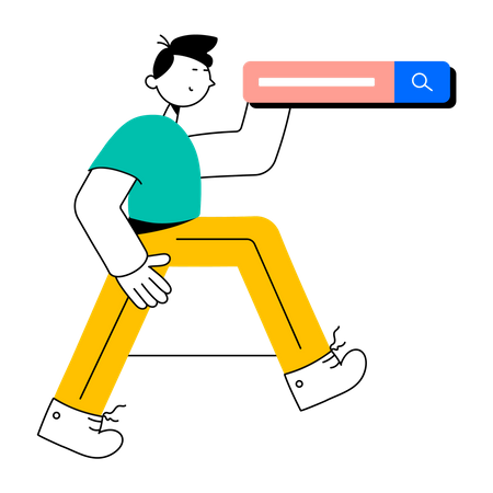 Web Search  Illustration