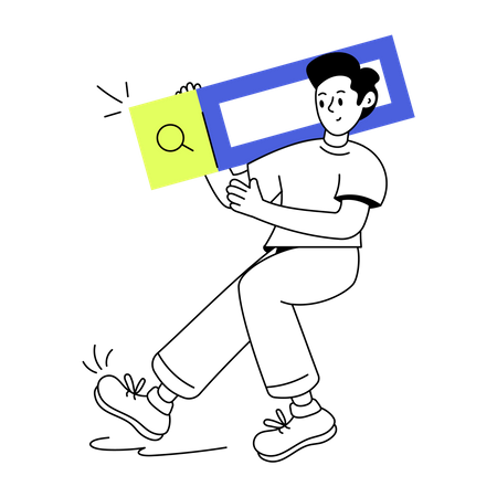 Web Search  Illustration
