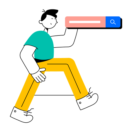 Web Search  Illustration
