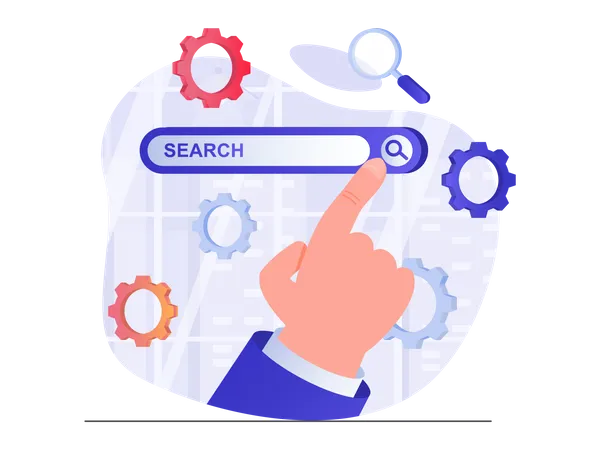 Web search optimization  Illustration