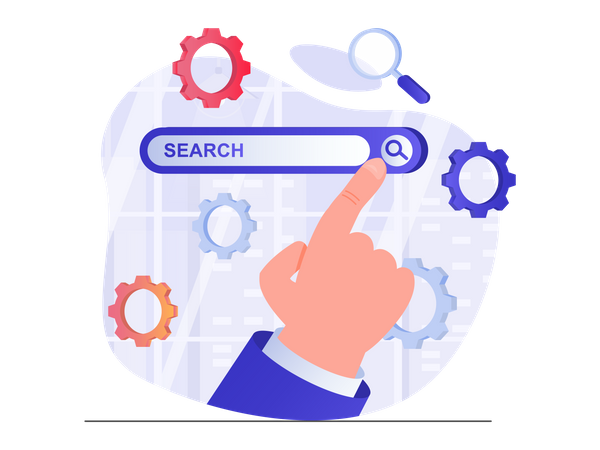 Web search optimization  Illustration