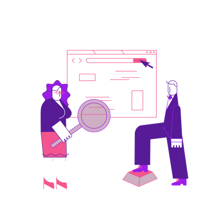 Web Search Optimization  Illustration