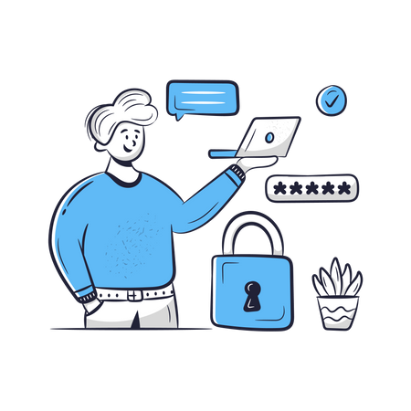 Web Security Illustration