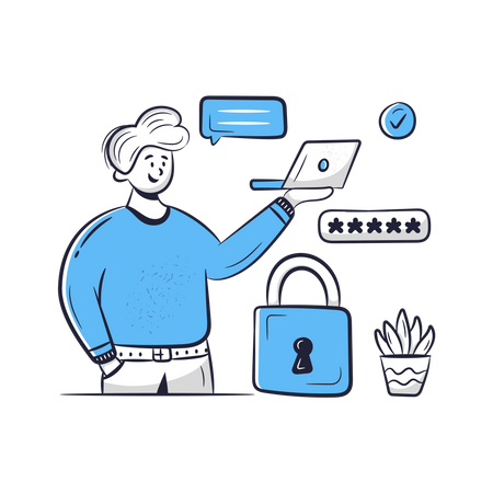 Web Security  Illustration