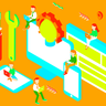 illustrations for web service