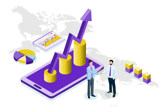 Webstatistische Analyse  Illustration