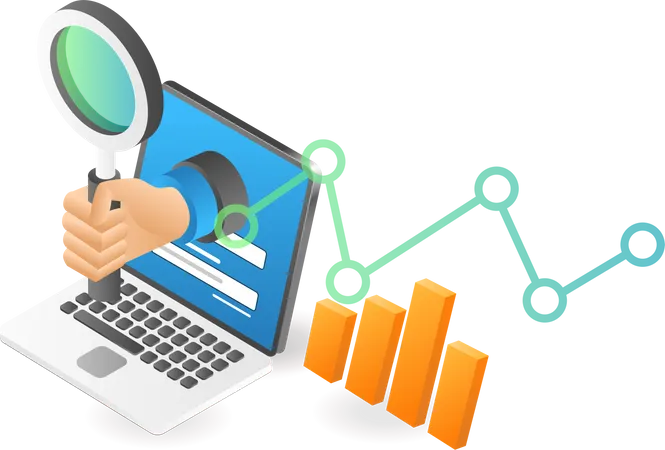 Websuchanalyse  Illustration