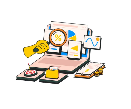 Web traffic analysis  Illustration