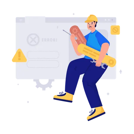 Web Troubleshooting  Illustration