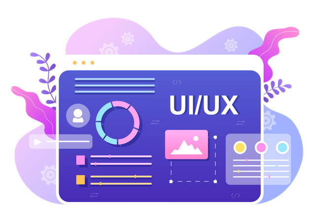 Web ui-ux design  Illustration