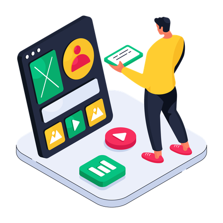 Web Design  Ilustração