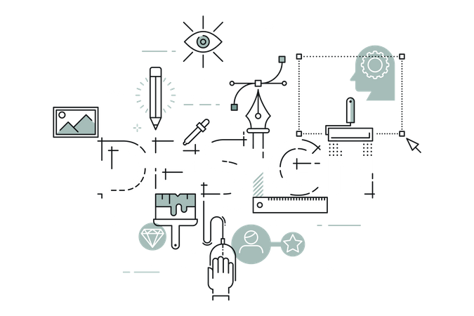 Designer de Web  Ilustração