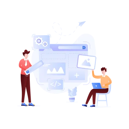 Webdesigner  Illustration