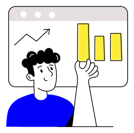 Website Analytics  Illustration