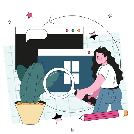 Programming Concept Idea Of Coding Testing And Writing Programs And Applications Website Front End And Back End Development And Optimization Flat Vector Illustration イラスト