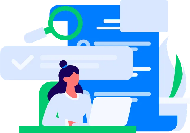 Website coding using html code  Illustration