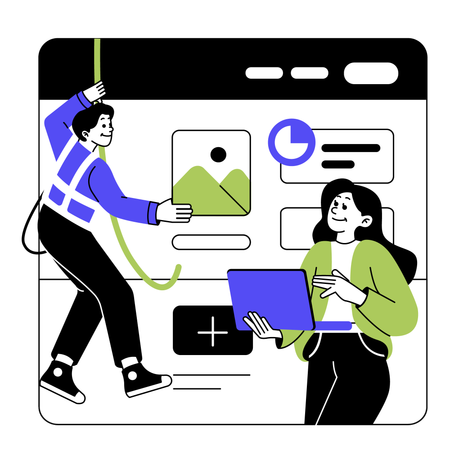 Website Design  Illustration