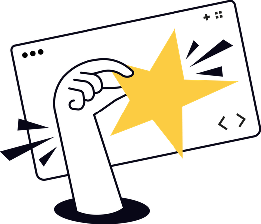 ウェブサイトのデザイン  イラスト
