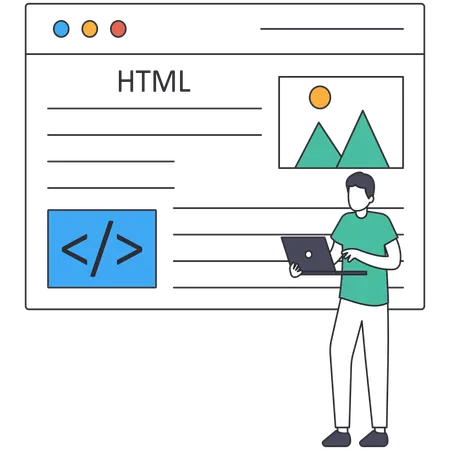Website development  Illustration