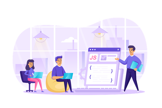 Website development  Illustration