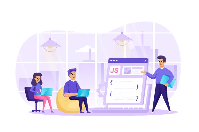 Website development  Illustration