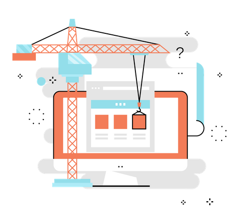 Website development  Illustration