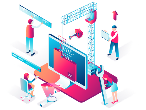 Website development  Illustration