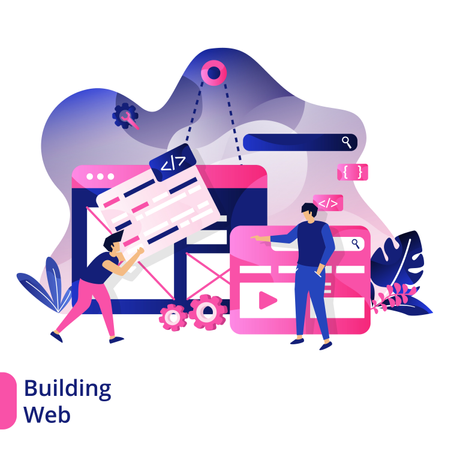 Website development  Illustration