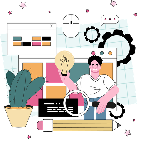 Website development  Illustration