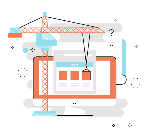 Website development  Illustration