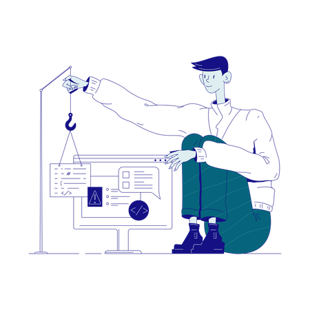 Website development  Illustration