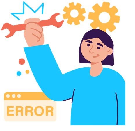 Website error  Illustration